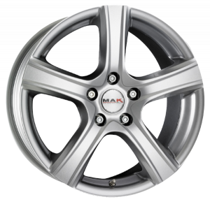 Jante MAK SCORE SILVER 8.0 x 17" (5x114.3) ET40 ARGENT BRILLANT