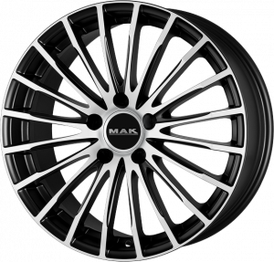 Llanta MAK STARLIGHT ICE 8 X 18" (5X112) ET35 MATT BLACK/ICE FACE