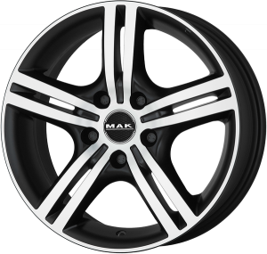 Llanta MAK VELOCE ICE 5,5 X 14" (4X100) ET35 MATT BLACK/ICE FACE