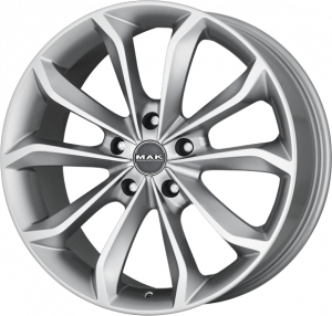 Llanta MAK XENON SILVER 8,5 X 20" (5X108) ET45 HYPER SILVER