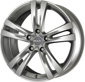 Llanta MAK ZENITH SILVER 7,5 X 18" (5X114,3) ET53 HYPER SILVER