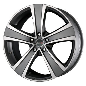 Jante MATRIX FUOCO 5 ICE 8.5 x 19" (5x127) ET35 ANTHRACITE MAT / POLI