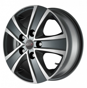 Jante MATRIX FUOCO 5 VAN+ ICE 6.5 x 16" (5x118) ET68 ANTHRACITE MAT / POLI