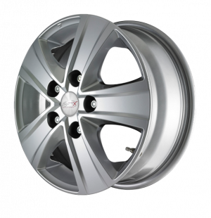 Jante MATRIX FUOCO 5 VAN+ SILVER 6.5 x 16" (5x118) ET68 ARGENT BRILLANT