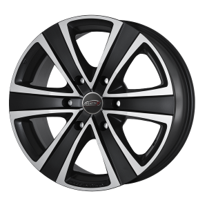 Llanta MATRIX FUOCO 6 ICE BLACK 9 X 20" (6X139,7) ET20 MATT BLACK/ICE FACE