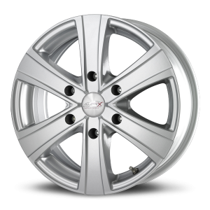 Jante MATRIX FUOCO 6 VAN SILVER 6.5 x 16" (6x130) ET50 ARGENT BRILLANT