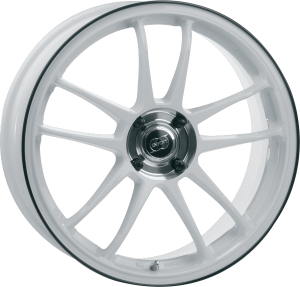 Llanta INFINY R-MAX /WBL 7,5 X 17" (4X98) ET35 BRIGHT WHITE BLACK LIP