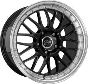 Llanta INFINY R1 LIGHT /BPL 7,5 X 17" (5X112) ET40 BLACK MACHINED LIP
