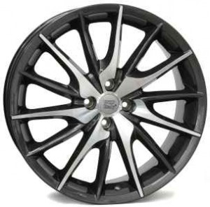 Llanta WSP Italy W254 / FiRe MiTo 7 X 17" (4X98) ET39 ANTRACITA PULIDO