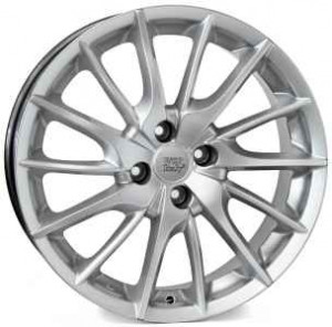 Llanta WSP Italy W254 / FiRe MiTo 7 X 17" (4X100) ET37 PLATA BRILLANTE