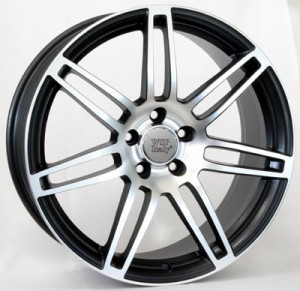 Llanta WSP Italy W557 / S8 COSMA TWO 8,5 X 19" (5X112) ET32 NEGRO / PULIDO