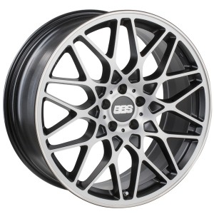 Llanta BBS RX-R 9,5 X 20" (5X112) ET40 NEGRO SATINADO / PULIDO