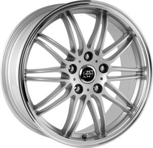 Llanta INFINY SHARK /SPL 8 X 18" (4X100) ET35 SILVER MACHINED LIP