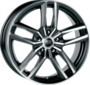 Llanta INFINY TORX /MBP 6,5 X 15" (4X98) ET35 SATIN BLACK MACHINED FACE
